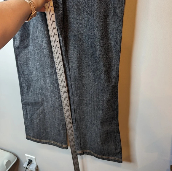 NWT Dockers Low Rise Slightly Curvy Iconic Khaki Grey Wash Denim Trouser Pant 14 - Picture 11 of 12